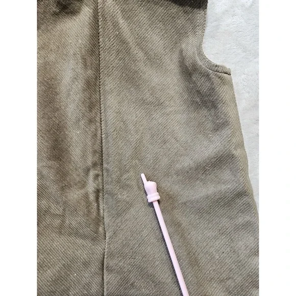 The Children's Place 24M Corduroy Dress & Bloomers Set Brown Ruffle Hem Floral - Picture 9 of 12